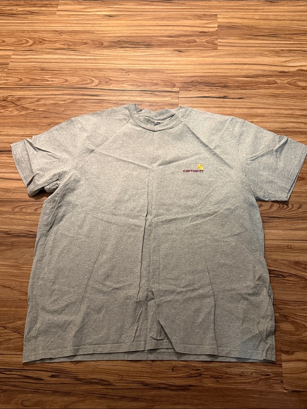 Carhartt Light Gray Short-Sleeve Logo Tee